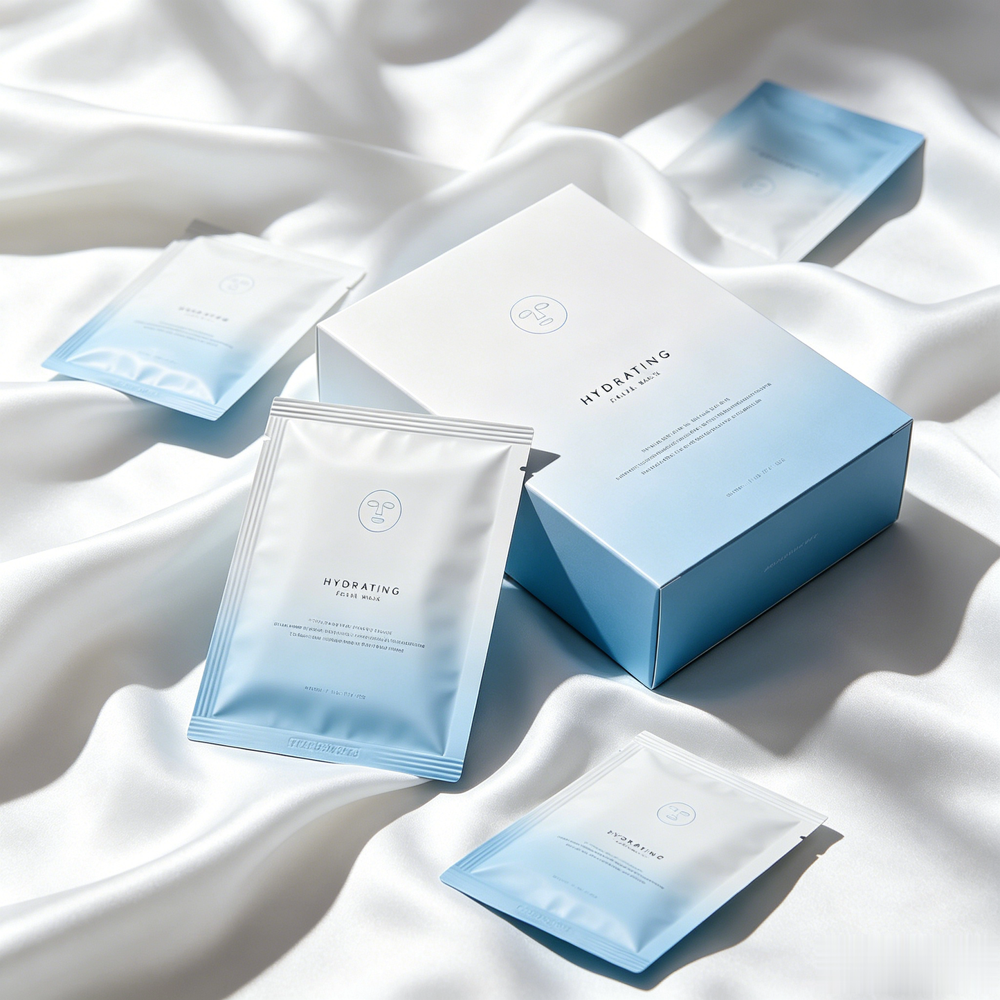 Hydrating Facial Mask Set: Calm Blue Edition