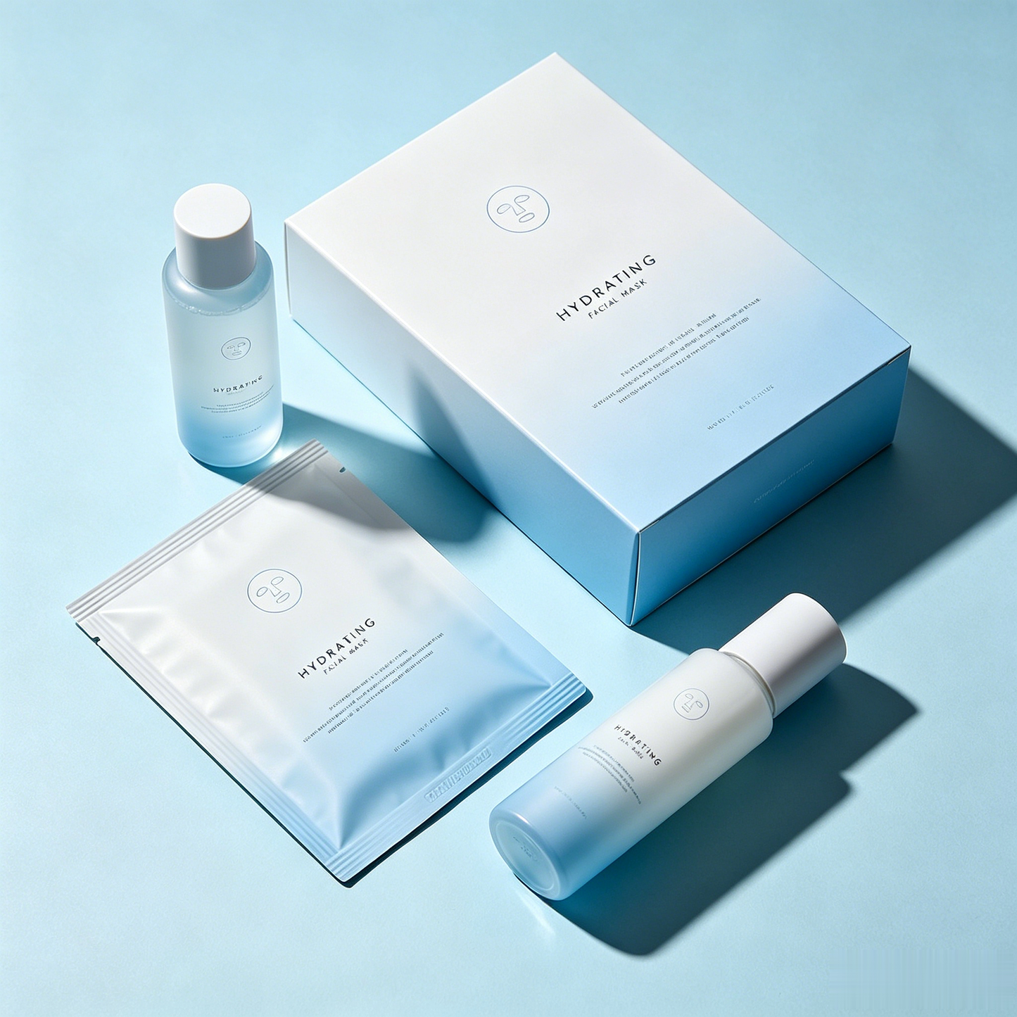 Hydrating Facial Mask Set: Calm Blue Edition