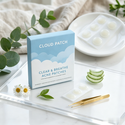Cloud Patch Acne Patches | Ultra-Thin Hydrocolloid Spot Patches, Invisible Look, Helps Support Clearer-Looking Skin